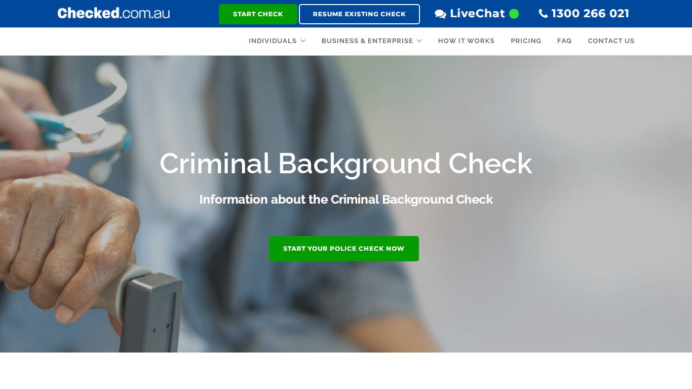 Criminal Background Check | Australian Criminal Check | Checked