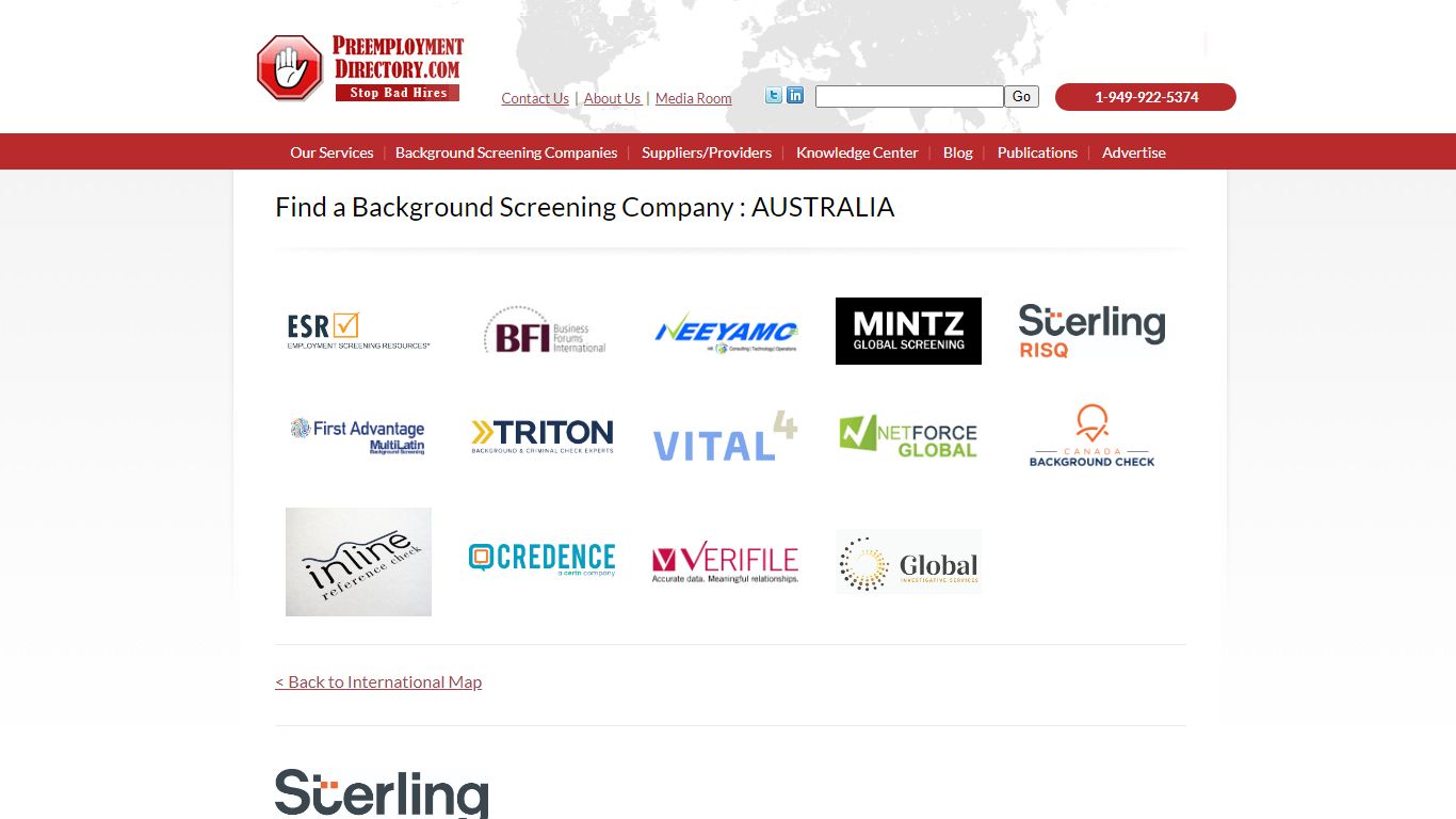 Find a Background Screening Company : AUSTRALIA